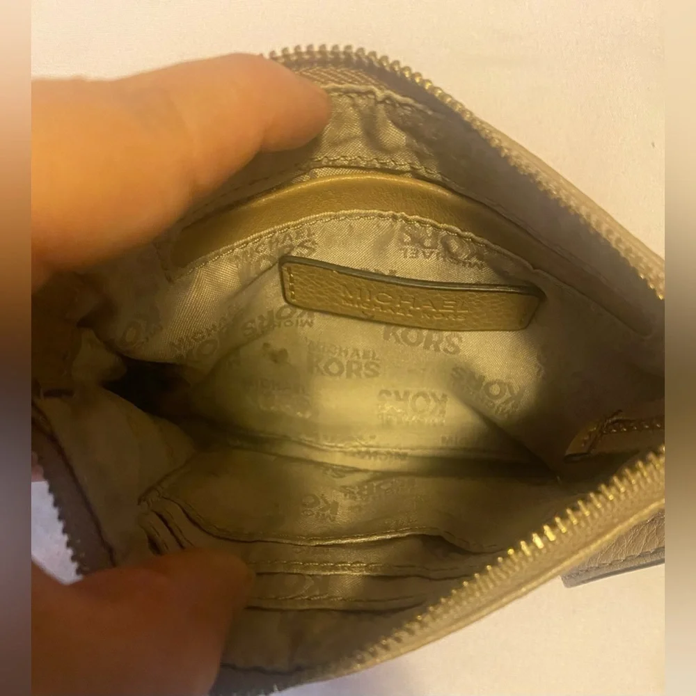Michael Kors Gold Wristlet